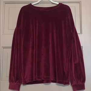 Velour Sweater